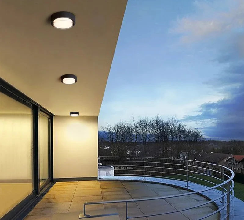 Aplique LED de exterior en aluminio resistente al agua y al óxido IP54 OWL48