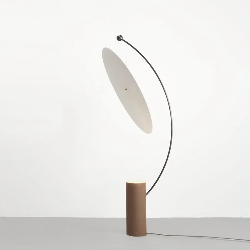Lampadaire design minimaliste LED en métal KAGAMI