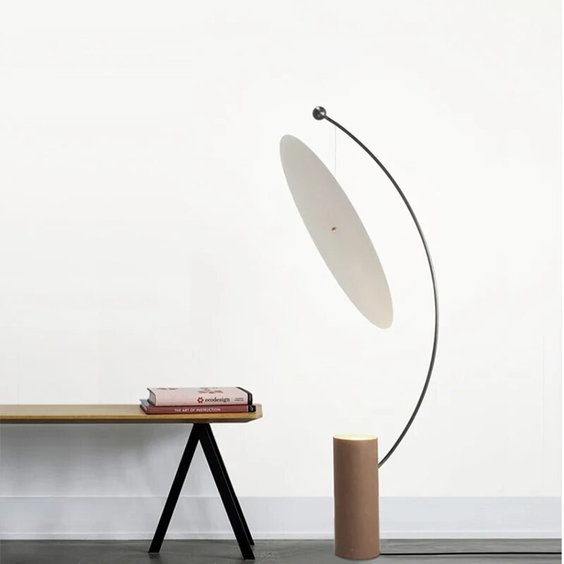Lampadaire design minimaliste LED en métal KAGAMI