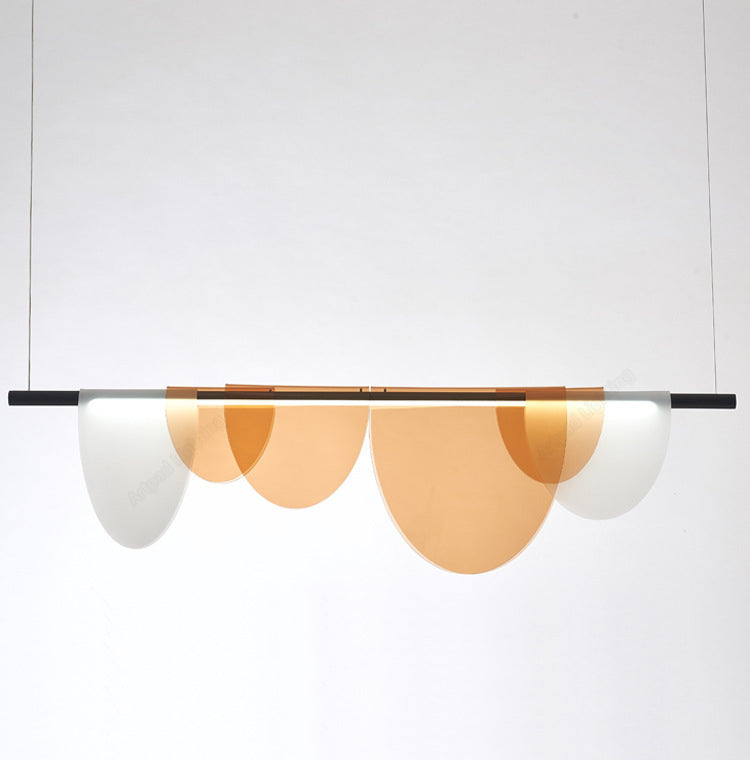 Lámpara colgante LED de diseño acrílico SMELTE