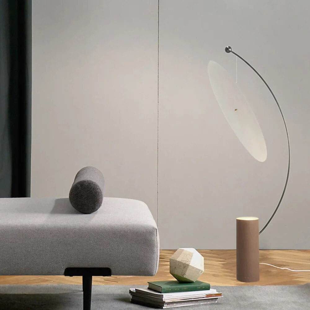 Lampadaire design minimaliste LED en métal KAGAMI