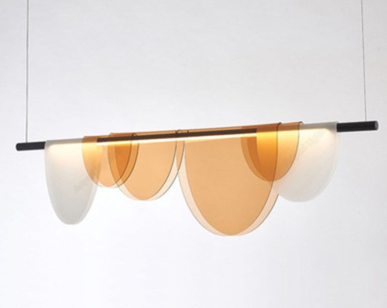 Lámpara colgante LED de diseño acrílico SMELTE