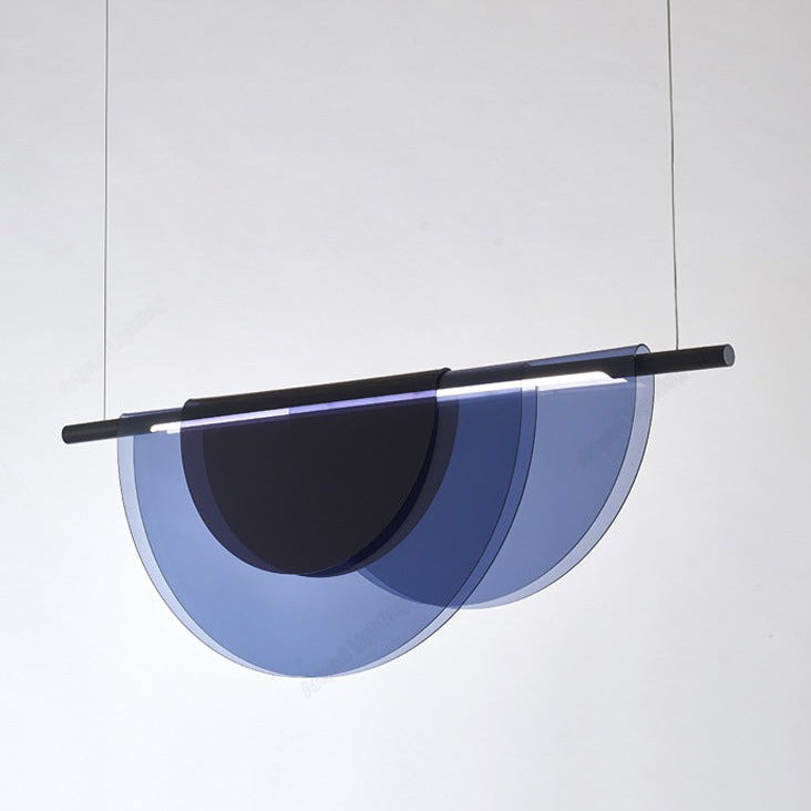 Lámpara colgante LED de diseño acrílico SMELTE
