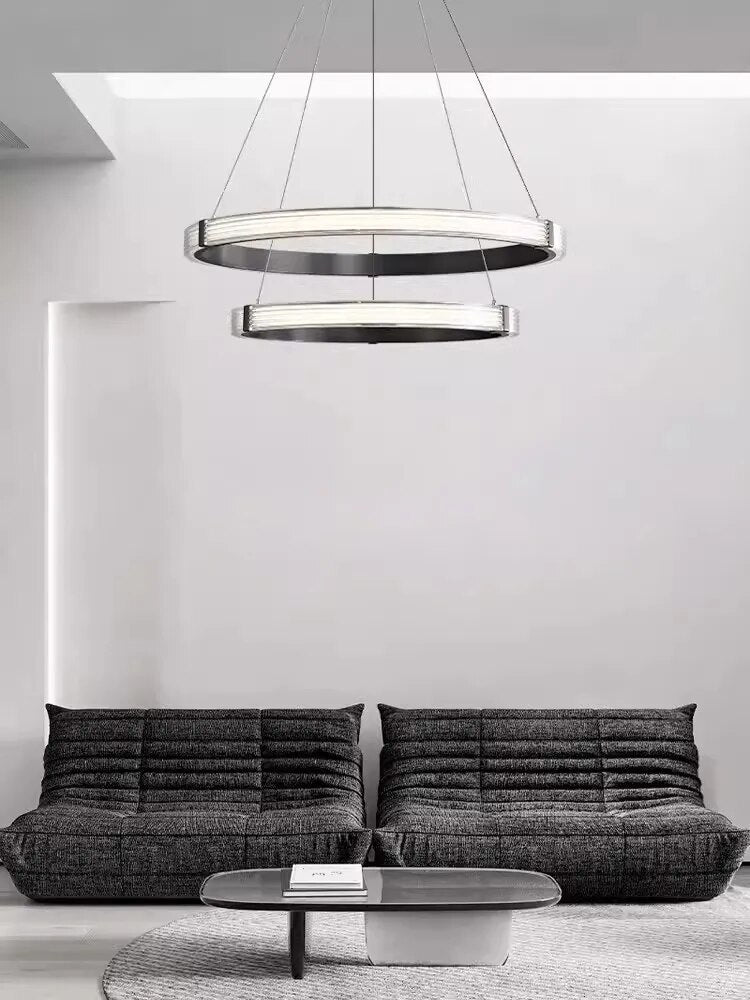 Lustre design LED en aluminium et acrylique ORB11
