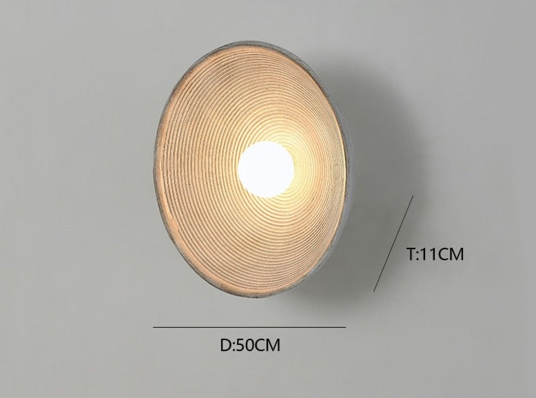 NOTO designer resin wall light