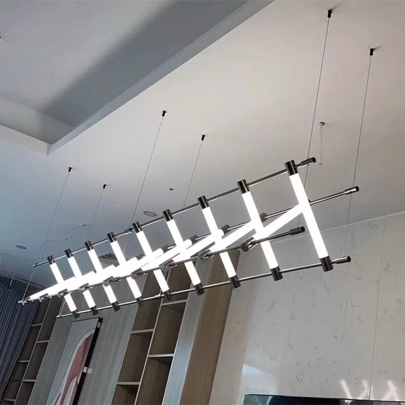 Lámpara colgante LED de metal de diseño industrial VEGA