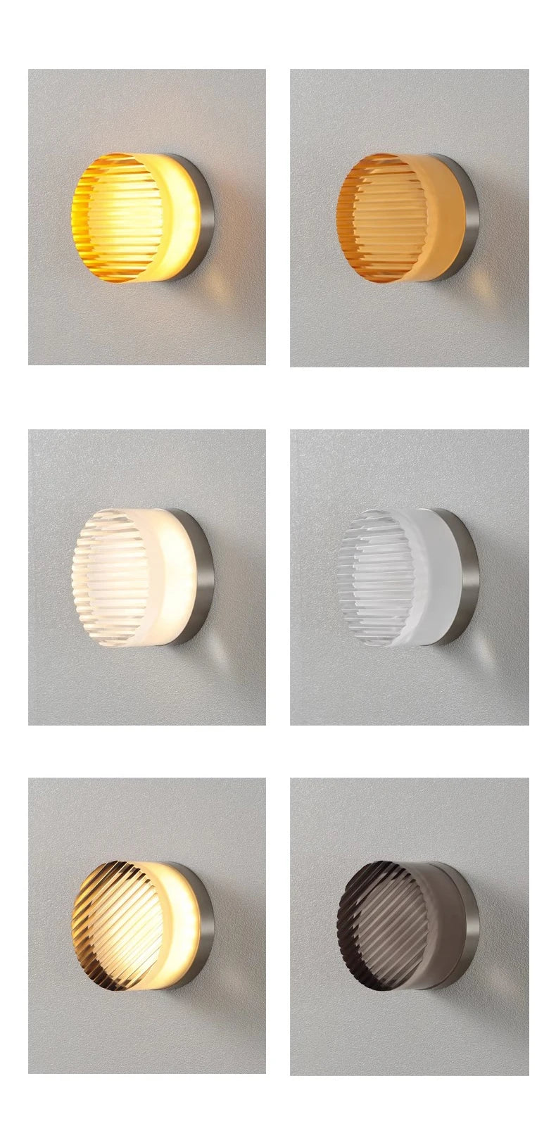 Applique murale design moderne LED en Acrylique NOTTO