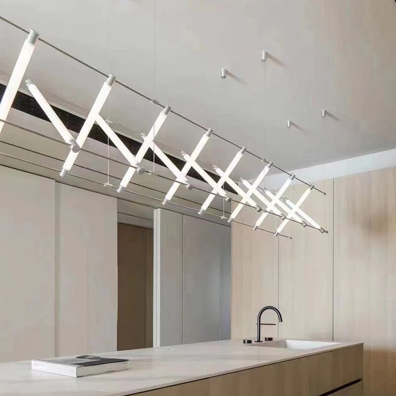 Lámpara colgante LED de metal de diseño industrial VEGA