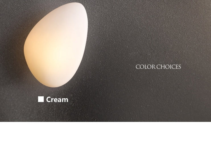 Aplique LED de diseño en vidrio PEBBLE