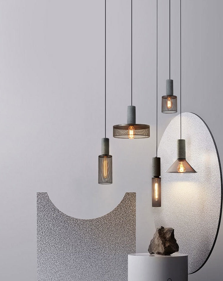 Industrial style metal pendant light 0991