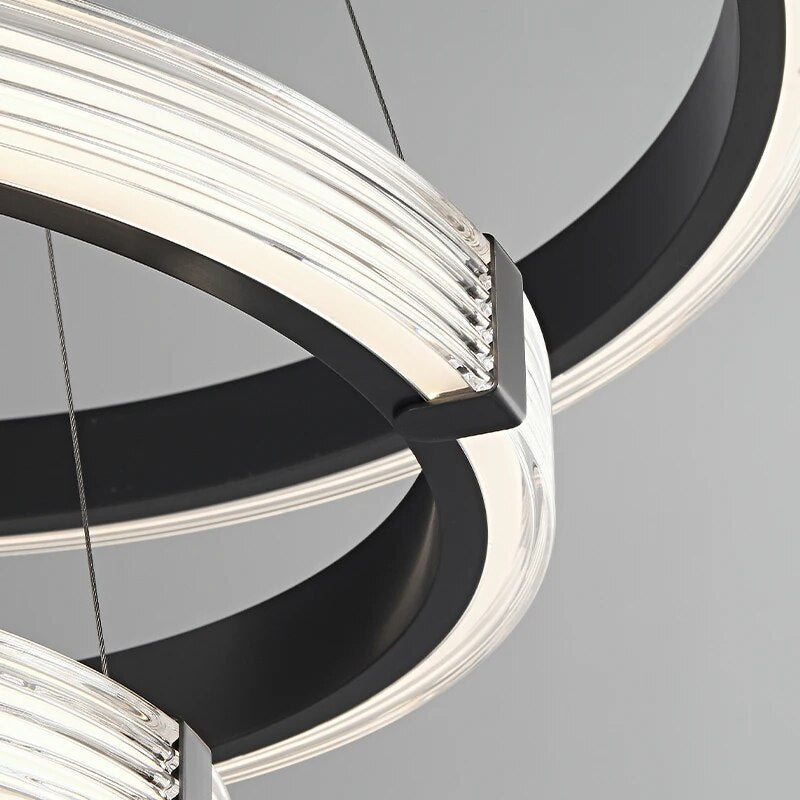 Lustre design LED en aluminium et acrylique ORB11