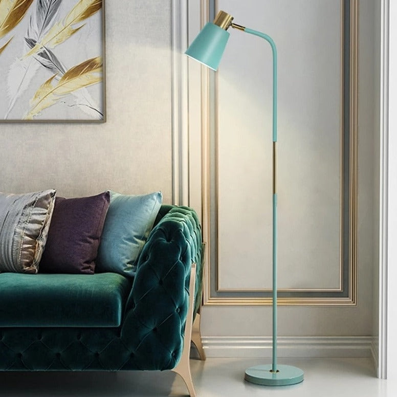 Two-tone metal floor lamp F1020
