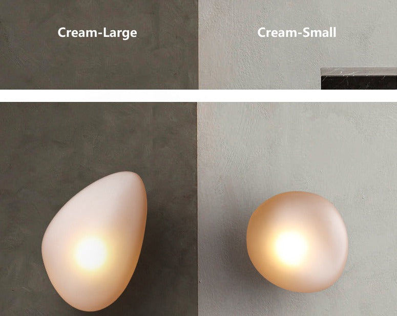 Aplique LED de diseño en vidrio PEBBLE