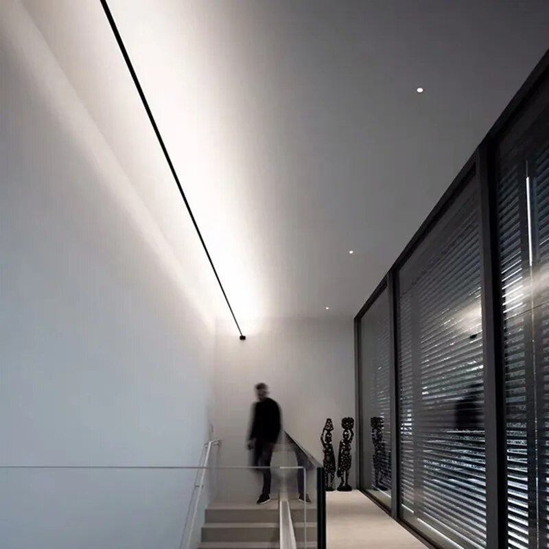 Lampe murale design minimaliste LED en métal LINNE