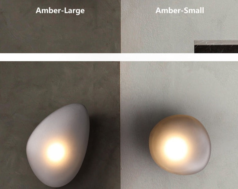 Aplique LED de diseño en vidrio PEBBLE