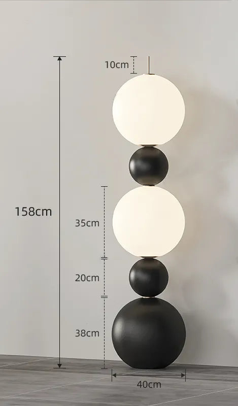 Lampadaire design en résine MILLS