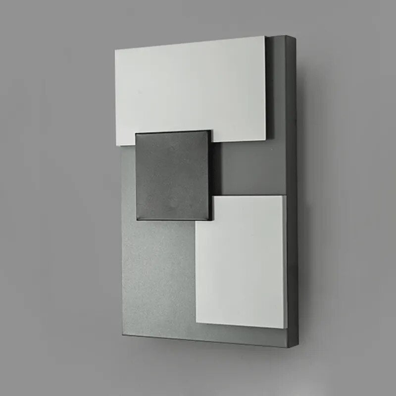 Grande applique murale design LED en métal SLICE