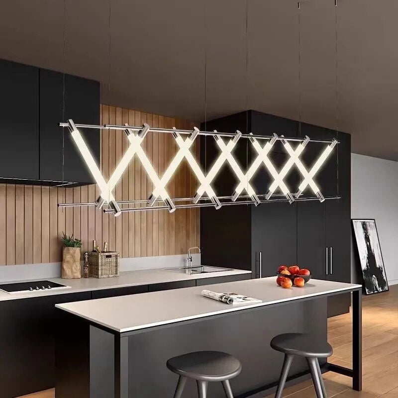 Lámpara colgante LED de metal de diseño industrial VEGA