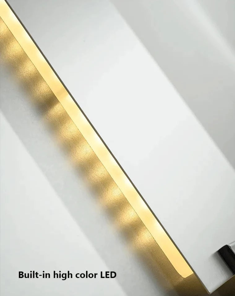 Grande applique murale design LED en métal SLICE