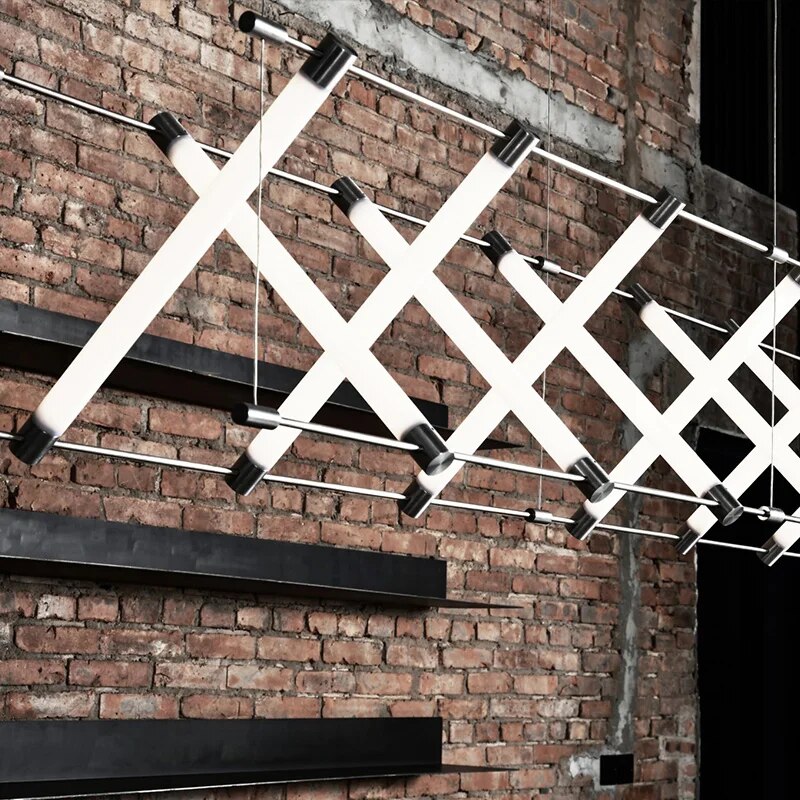 Lámpara colgante LED de metal de diseño industrial VEGA