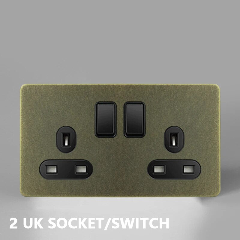 SPS12 stainless steel sockets and toggle switches