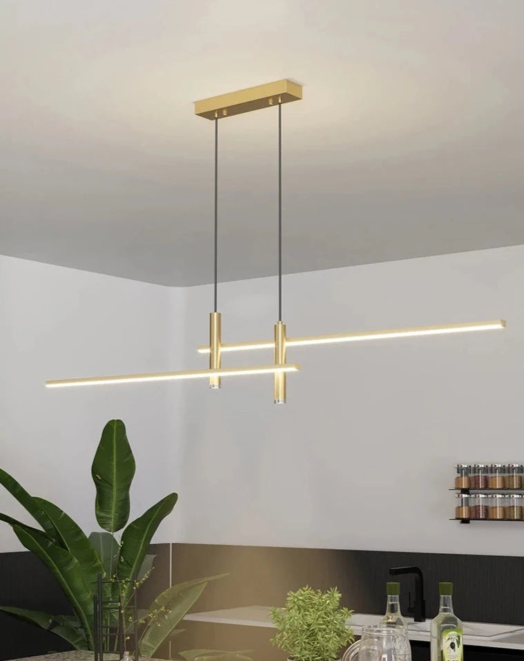 Lustre design LED en aluminium HEIKO