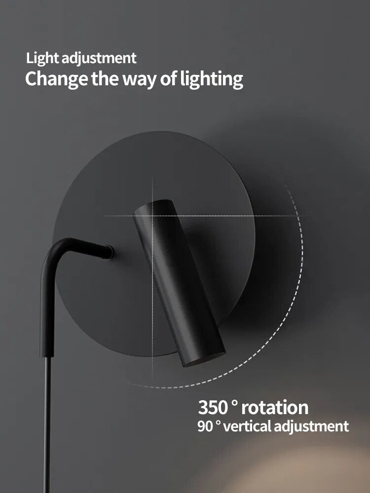 Applique murale design minimaliste LED en métal DIXHUITE