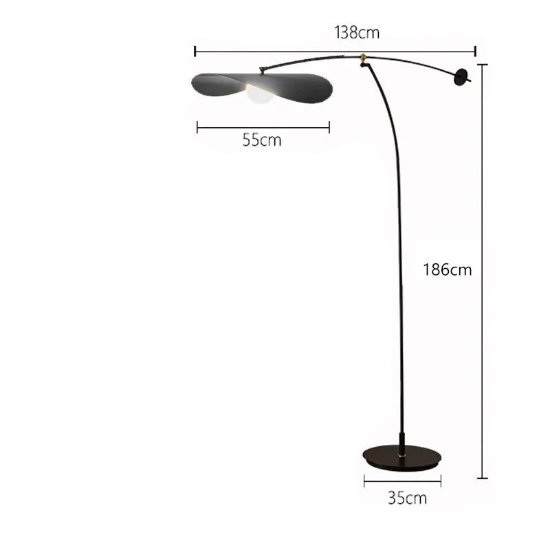 Lampadaire design en métal ajustable ESCA