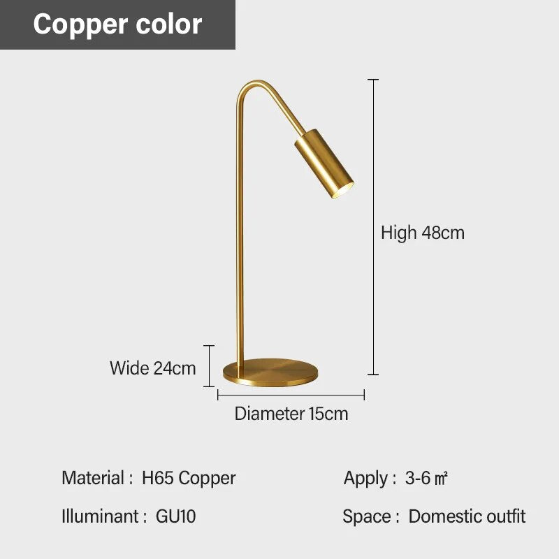 Designer brass desk lamp SP7