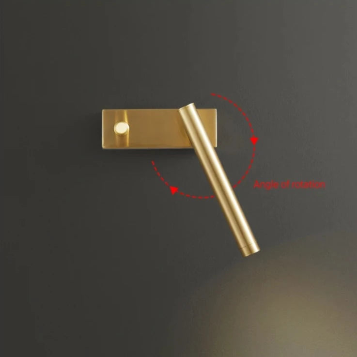 Applique murale rotative design LED en laiton VOHUN