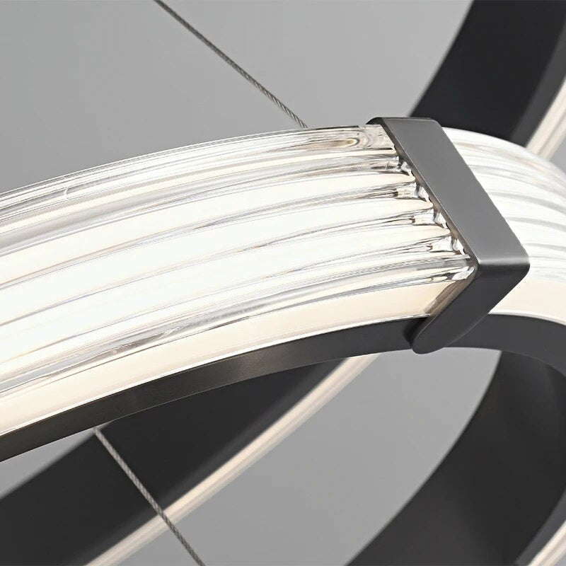Lustre design LED en aluminium et acrylique ORB11