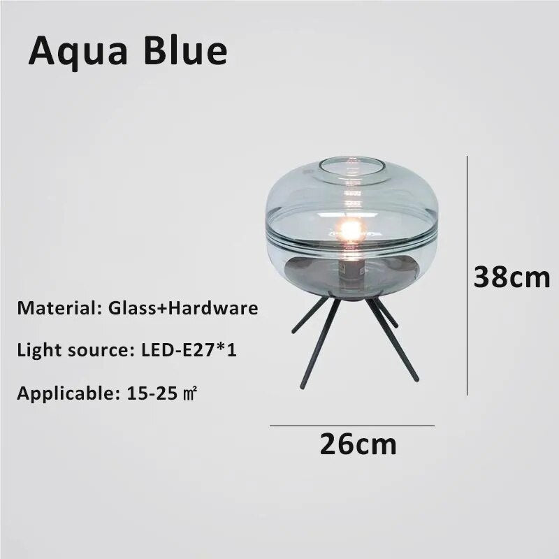 Lampe de table design en verre CAPPA