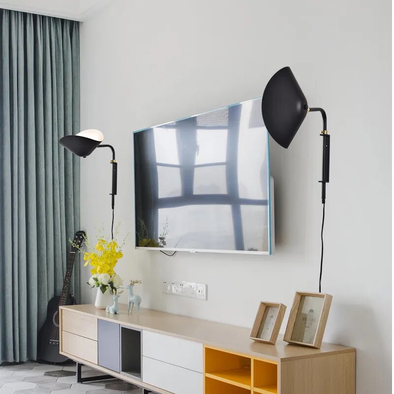 Applique murale rotative design en métal LISO
