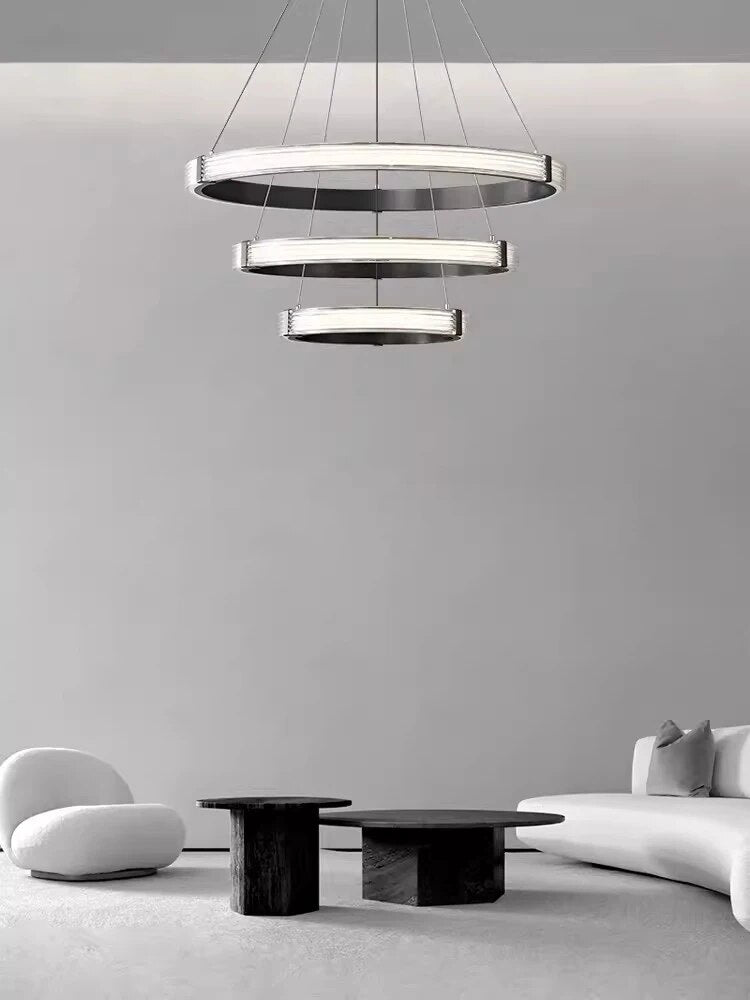 Lustre design LED en aluminium et acrylique ORB11