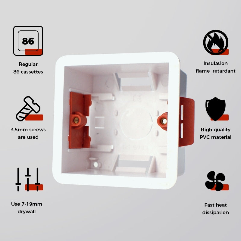 Type 172 flush-mounting box