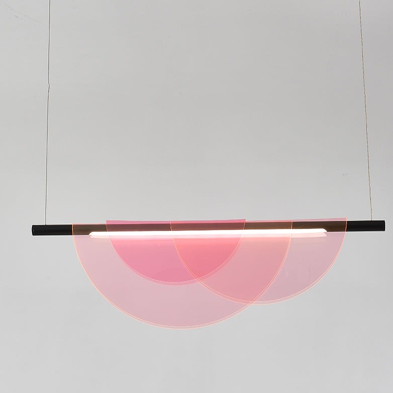 Lámpara colgante LED de diseño acrílico SMELTE