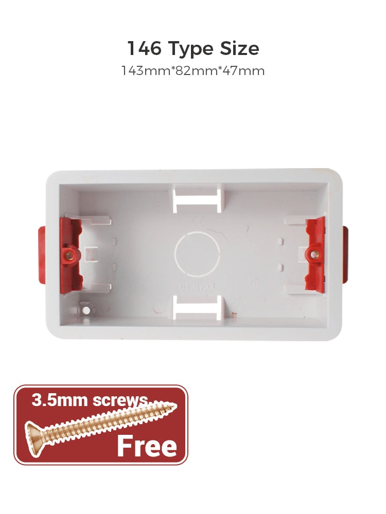 Type 146 flush-mounting box