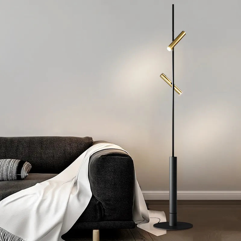 Lampadaire design LED en métal Bourg