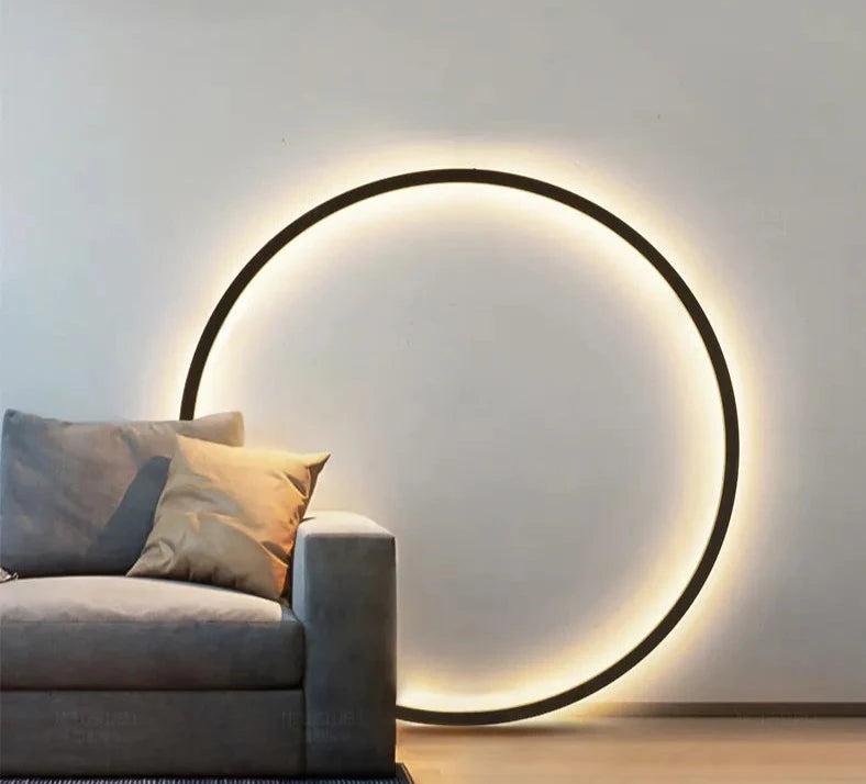 Applique murale ronde LED design minimaliste SQUILLO