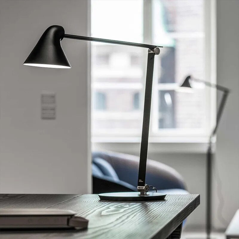 Lampe de bureau design rotative et réglable en métal SLICE