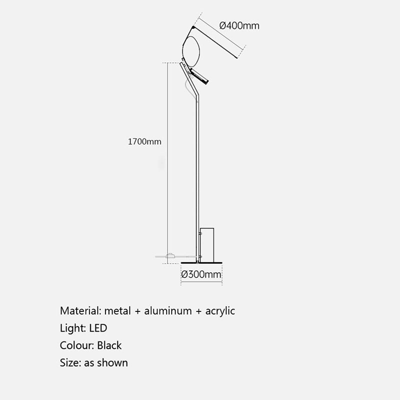 Lampadaire design en métal PROIECTIO