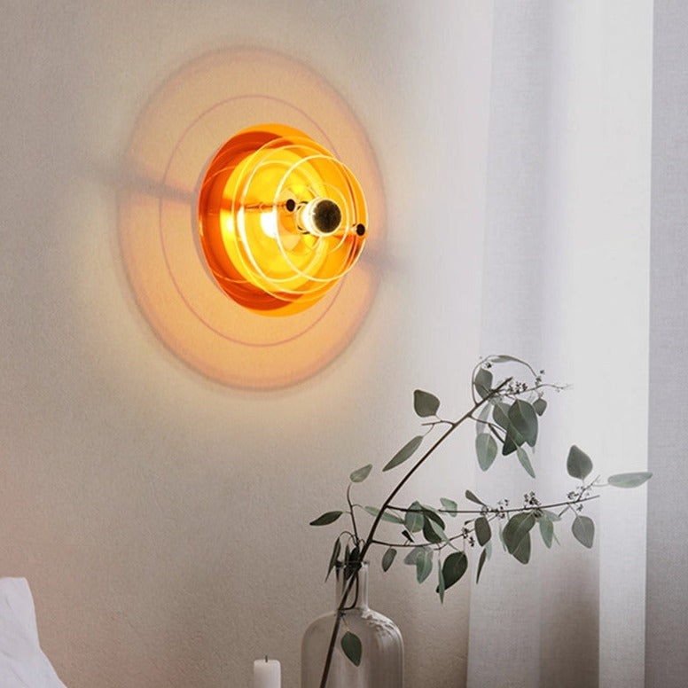 Retro acrylic designer wall light