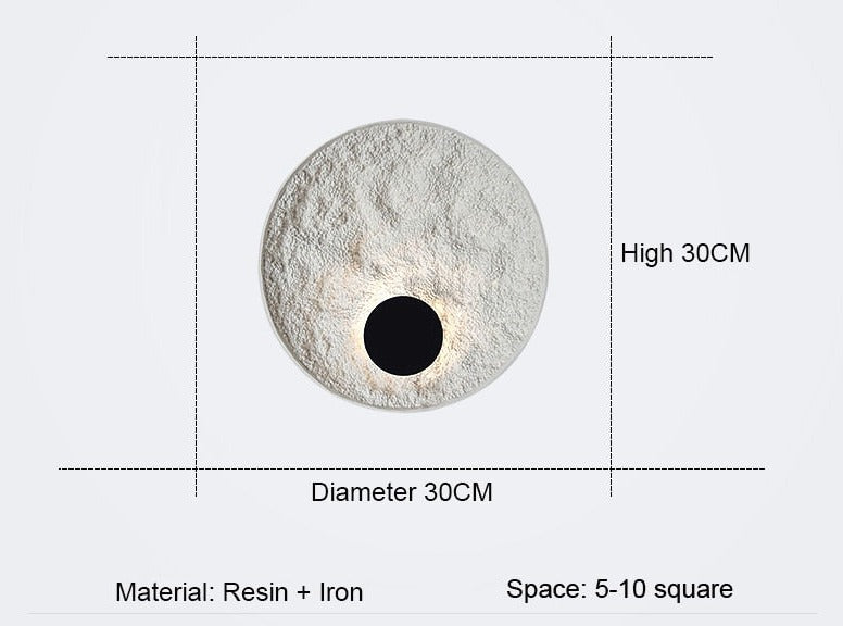 Applique murale en résine design