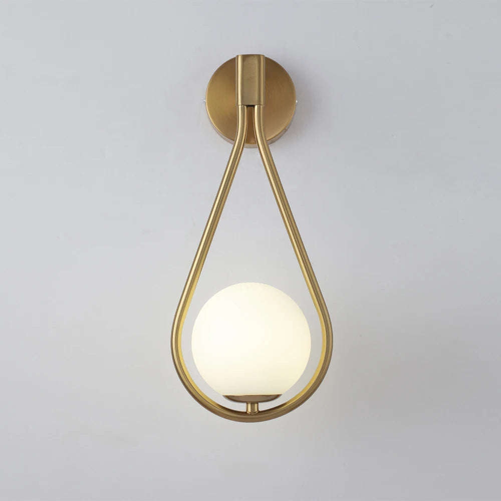 Applique murale design scandinave LED en métal PURE