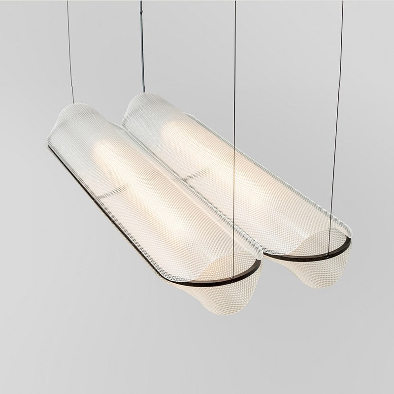 Suspension design moderne LED transparente FS002