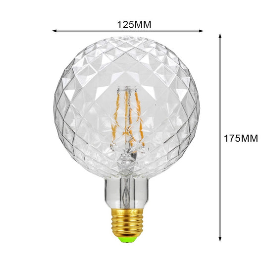 Ampoule Vintage E27 LED 4W 220V blanc chaud Bulb Retro