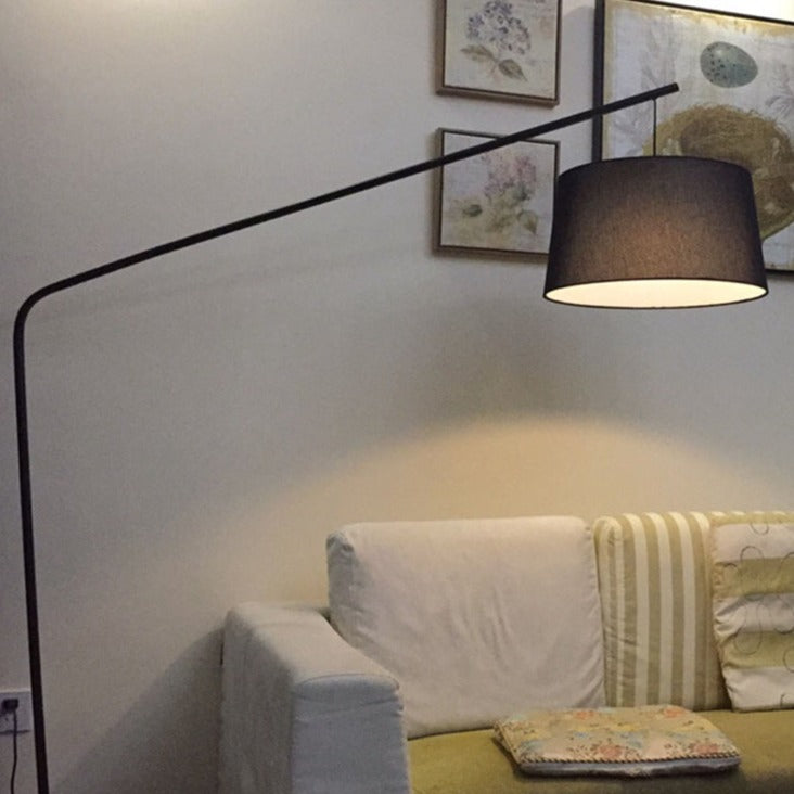 Designer metal floor lamp L'angle