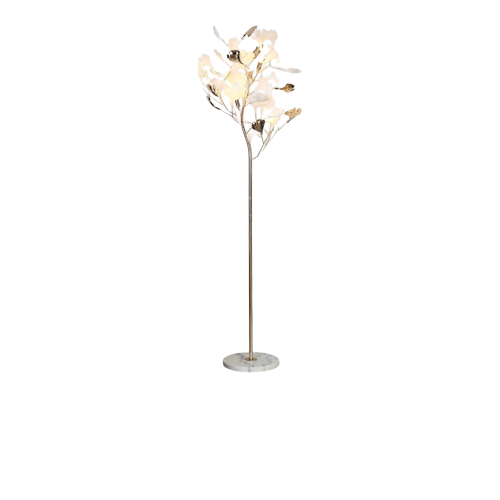 Lampadaire design LED en métal LEAF