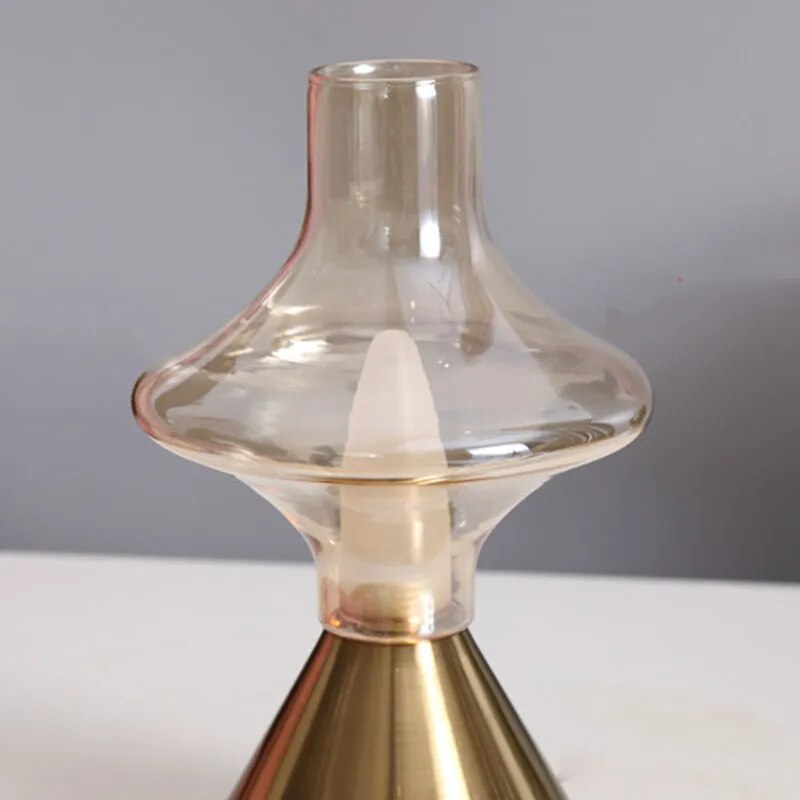 Petite lampe de table en forme de chandelier moderne CHAMMA