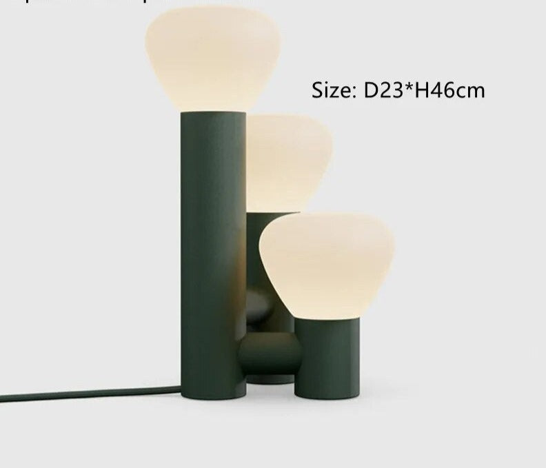 Lampe de table design 3 globes PILLAR